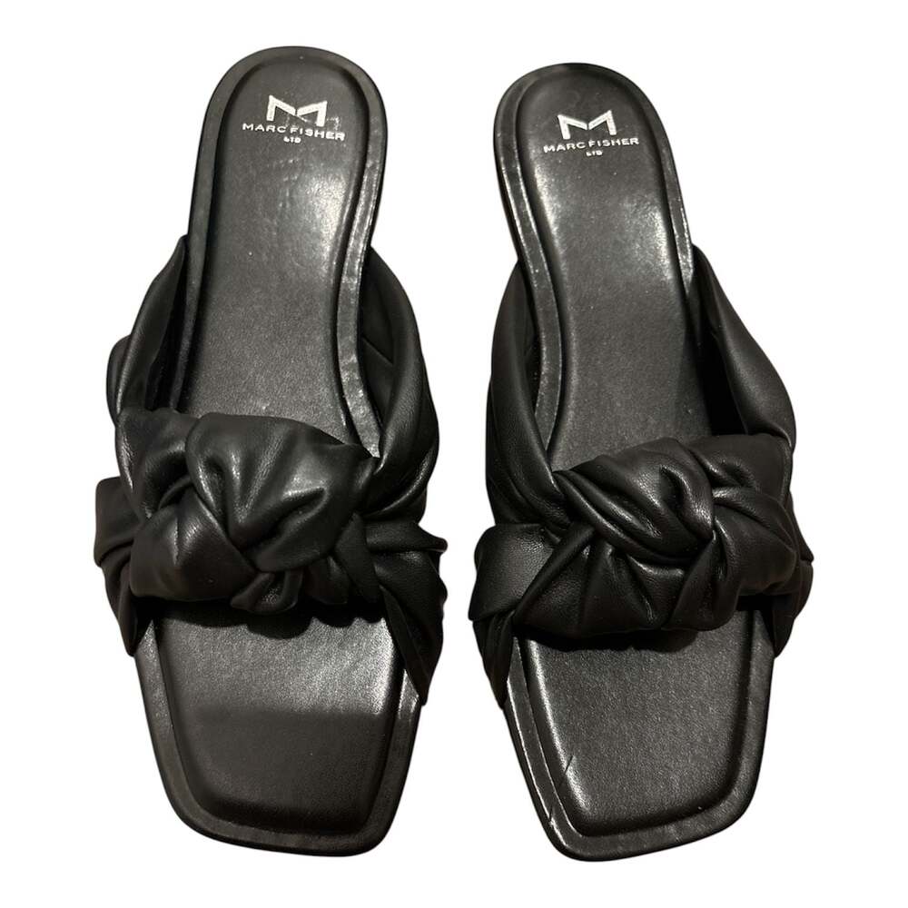Marc Fisher LTD "Farisa" Knotted Slide Sandals Size 10M